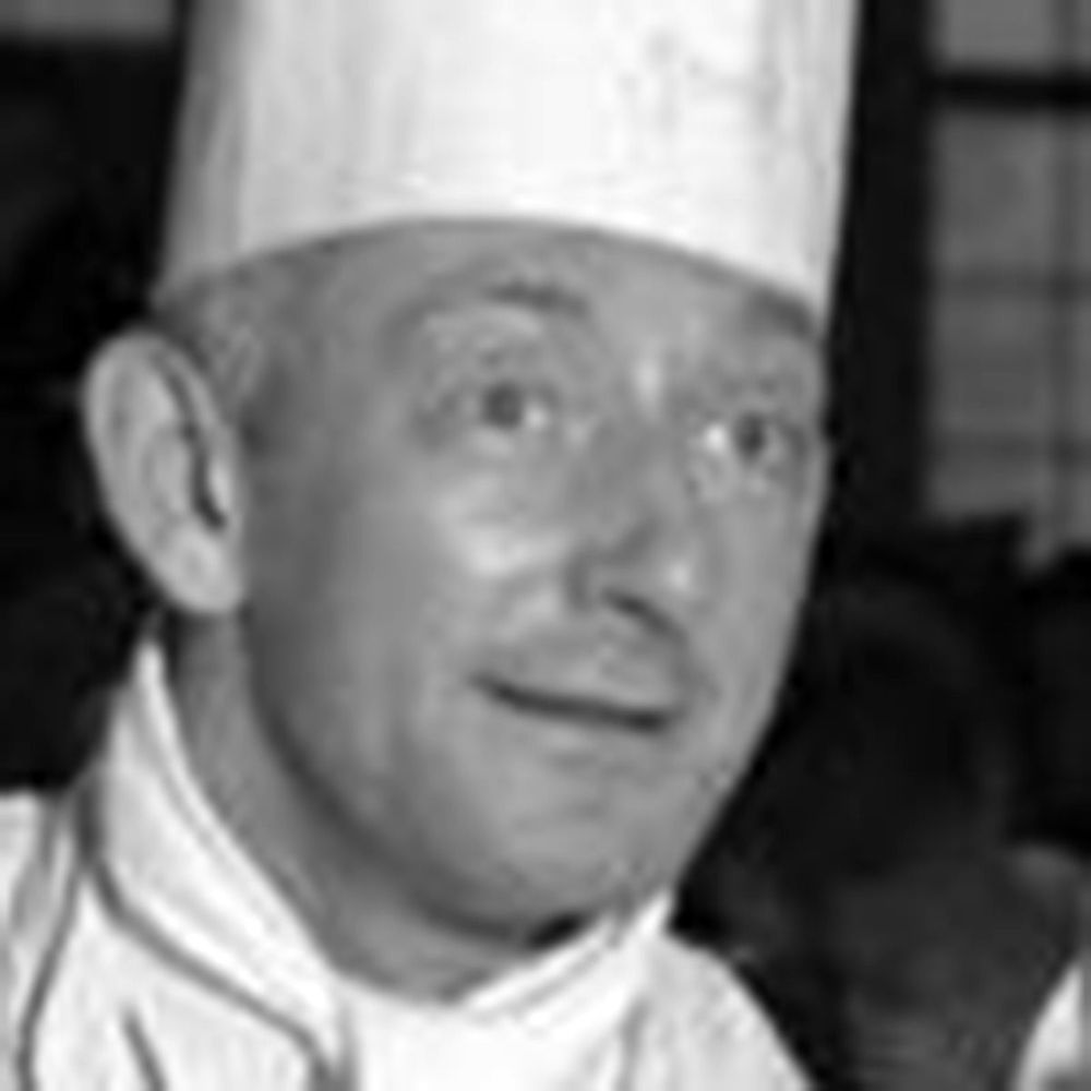 Paul Graetz (1932). Ausschnitt aus Bild von der Berliner Kochkunstaustellung 1932.
