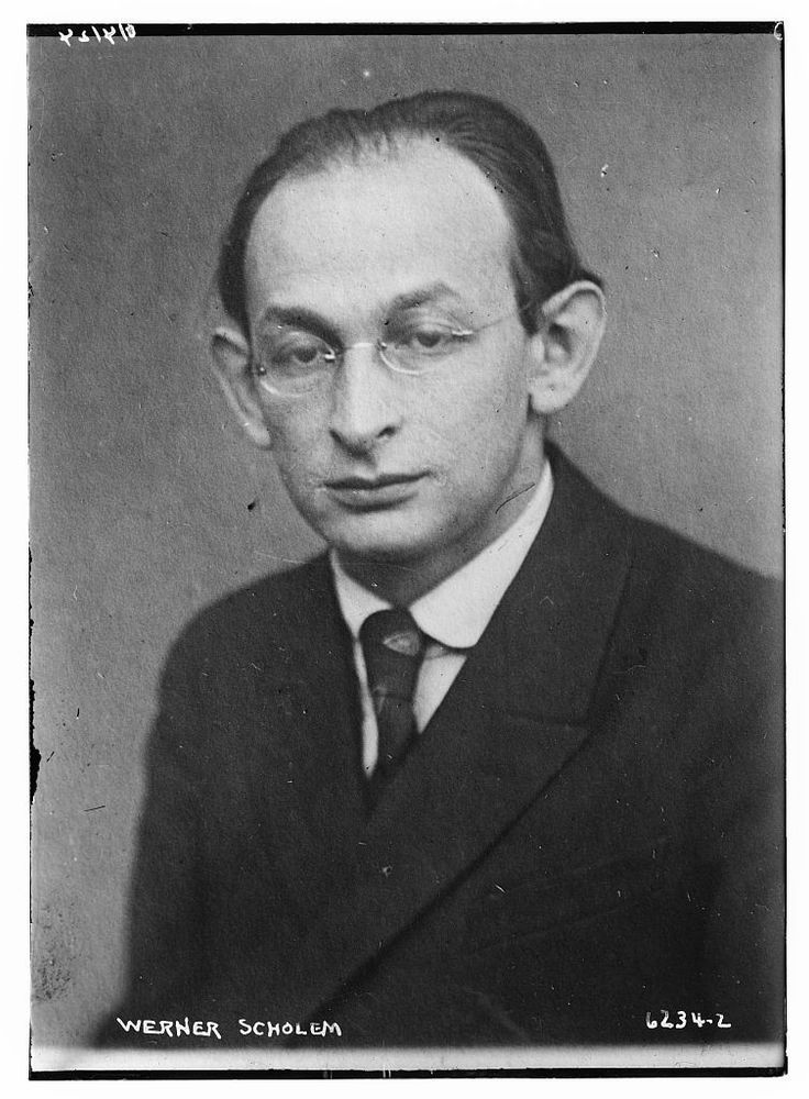 Werner Scholem um 1924.