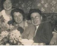 Ausschnitt aus einem Foto der Familie Kleeblatt in Salder. 